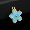 Blue Gold-Tone