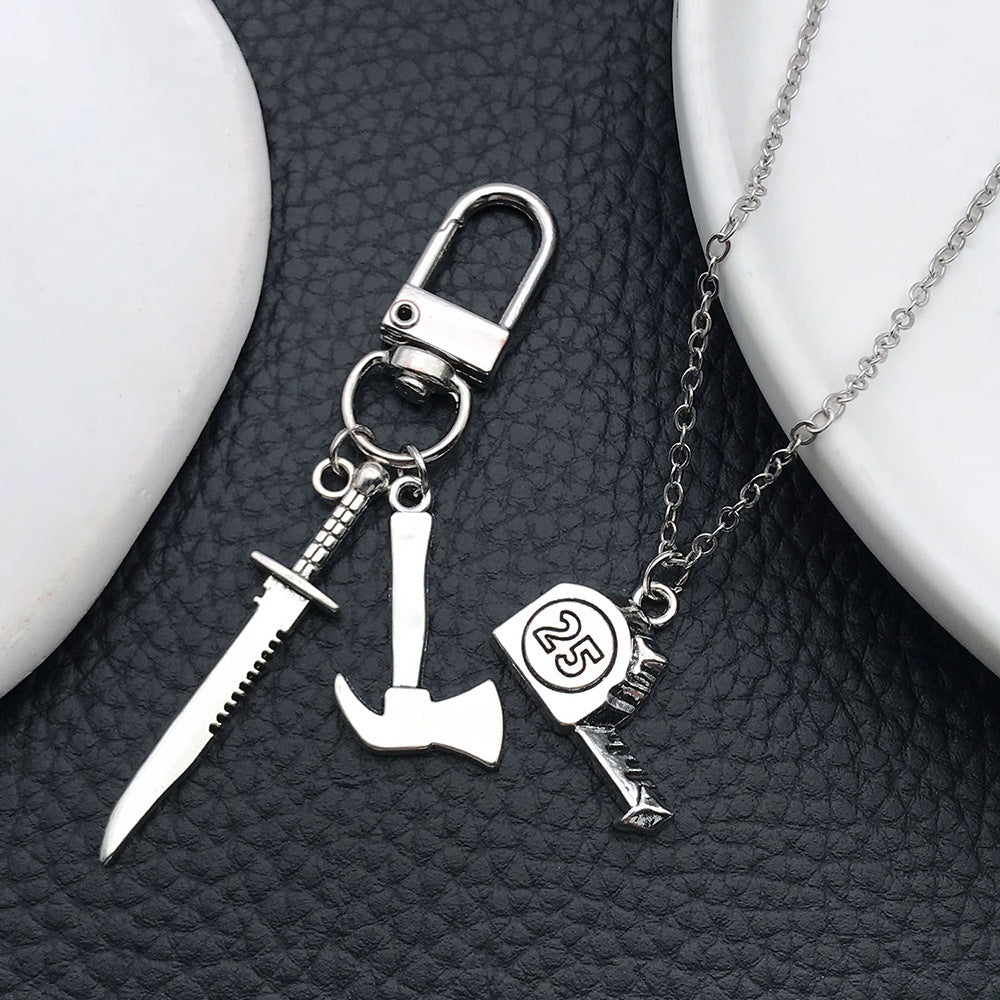 Antique Zinc Alloy Axe Dagger Sword Tool Charm Pendants for DIY Necklace Earrings