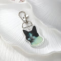 Funny Cat and Animal Acrylic Lobster-Clasp Keychains in Fifteen Designs view 6