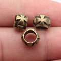 Openwork Cross Large-Hole Beads in Three Antique Finishes view 6