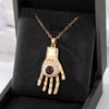Brown Gold Hamsa