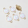 Enamel Soccer Ball Double-Loop Charms in Ten Color Options view 12