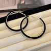 Black Velvet Hoops