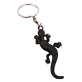 Textured Gecko Metal Keychain In Five Color Finishes view 5