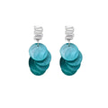 Translucent Sequin Drop Earrings in Four Colors Statement Jewelry view 5