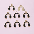Headphone Enamel Alloy Charms in Seven Color Options view 6