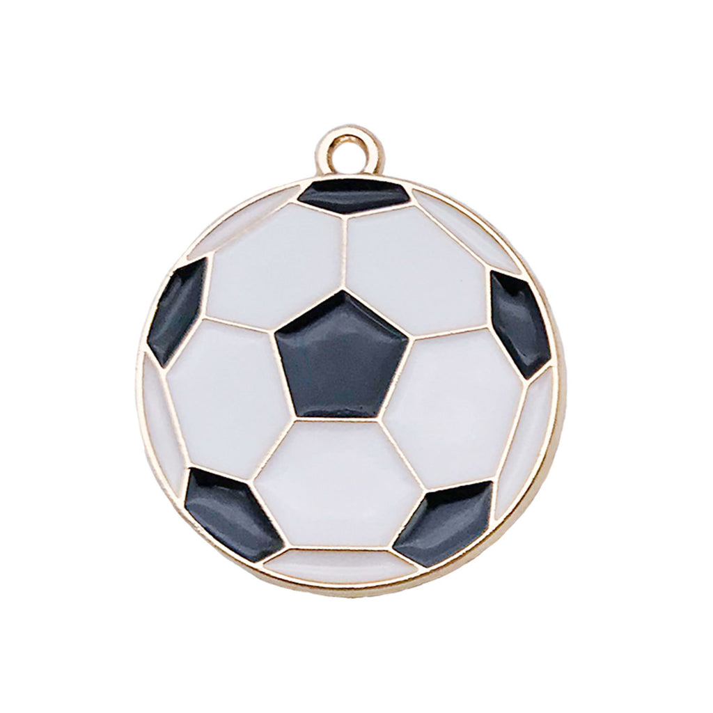 Enamel Zinc Alloy Soccer Volleyball Basketball Baseball Charm Pendant for DIY Earrings