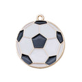 Enamel Zinc Alloy Soccer Volleyball Basketball Baseball Charm Pendant for DIY Earrings