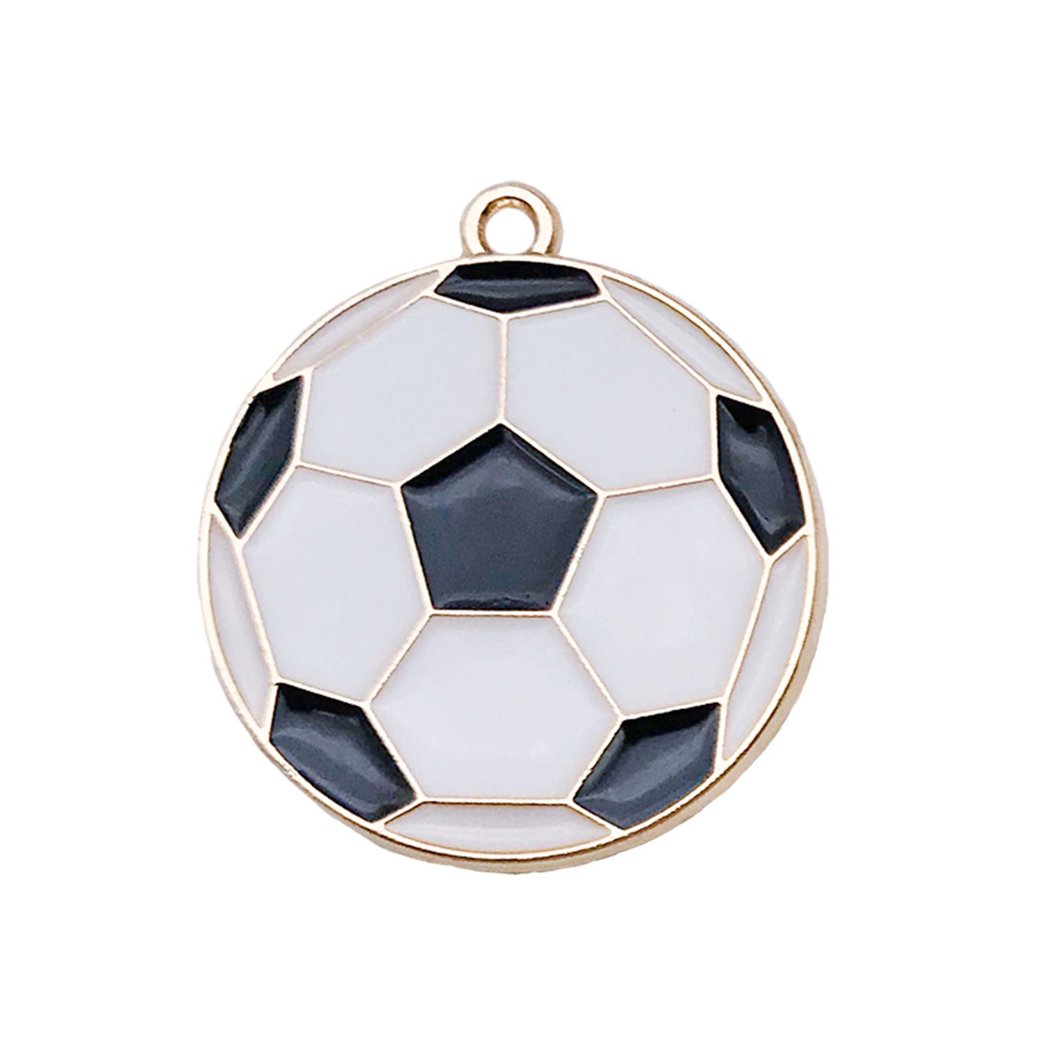 Enamel Zinc Alloy Soccer Volleyball Basketball Baseball Charm Pendant for DIY Earrings