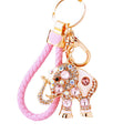 Mixed Crystal Beaded Striped Lucky and Ruyi Elephant Keychains in Forty Three Styles view 5