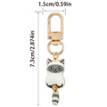 Cat Charm Keychains in 22 Pictured Variations for Bags and Keys view 10