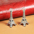 Vintage Metal Eiffel Tower Pendant in Multiple Finish Options for Jewelry Making view 3
