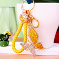 Filigree Crystal Butterfly Keychains in Five Colors with Fortune Loops view 9