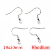 Rhodium 19x20mm