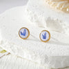 Blue Petal Pair