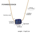 Stone Bead Pendant Necklaces Lapis Malachite Turquoise view 6