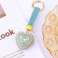 Jeweled Mermaid Heart Keychains in Six Colors plus Assorted Option view 8