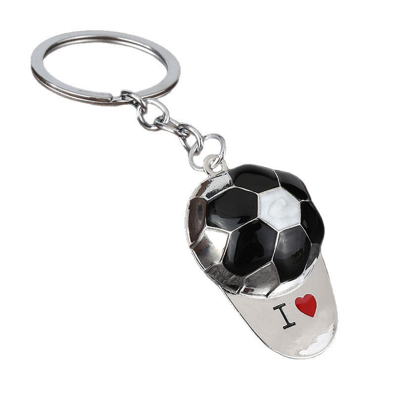 2026 Football Trophy Soccer Zinc Alloy Keychain Souvenir Gift
