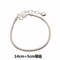 Extender Chain Metallic Adjustable Bracelet Metal Charms with 12 Listed Options view 8