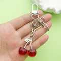 Cherry Charm Keychains Featuring Red Cherry Across 29 Pictured Variations view 3