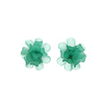 Six Color Layered Translucent Flower Ear Clip Earrings view 5