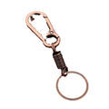 Metal Spring Snap Hook Keychain With Round Key Ring, 8 Styles view 5