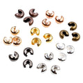 C-Shaped Crimp Bead Covers in Three Sizes and Multiple Finishes view 5