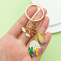 Easter Bunny Charm Keychains Featuring Purple Bunny Across 19 Pictured Variations view 2
