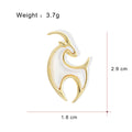 Gold Tone Silver Tone Flower Four Designs Metal Brooch Pin view 7
