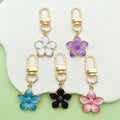 Blossom and Flower Charm Keychains in 17 Pictured Variations for Bags and Keys view 2