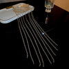 Gold Black Fringe