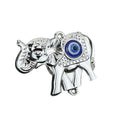 Silver Tone Evil Eye Charm Pendant Eight Mixed Shapes view 5