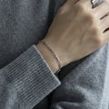 Cross Link Bracelets in Gold Silver and Rose Gold Tone view 3
