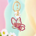 Pearl Gradient Butterfly Keychains in Three Colors plus Assorted Option view 1
