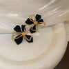 Black Bow Stud