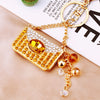 Yellow Jeweled-Perfume-Purse