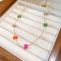 Emerald Glass Bead and Chinese Charm Necklaces 21 Styles view 11