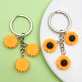 Sunflower, Daisy and Flower Charm Keychains in 25 Pictured Variations for Bags and Keys view 3