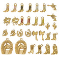 Stainless Steel Colorful Western Theme and Pistol Metal Charms with 15 Listed Options view 5