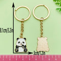 Panda Charm Keychains Featuring Flower Across 42 Pictured Variations view 10