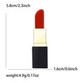 Red Lipstick Brooch With Black Case and Gold Tone Band view 6