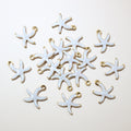 Tiny Colorful Enamel Starfish Charms in Ten Options view 10