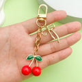 Cherry Charm Keychains Featuring Red Cherry Across 28 Pictured Variations view 2