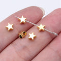 5.6x5.6x3.2mm 0.25g Multicolor Zinc Alloy Star Spacer Beads with Small Hole for Bracelet Necklace DIY