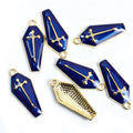 Enamel-Look Cross Alloy Charms in 10 Styles for Jewelry Crafts view 12