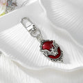 Gothic Bat Portrait Medallion Lobster-Clasp Charms in Six Finishes view 4