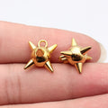 Spiked Ball Charm In 5 Metal Finishes For Jewelry Making view 8