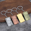 500 Euro Banknote-Shaped Metal Keychain in Five Finishes view 1