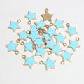 Small Enamel Star Charms in Nine Color Styles for Jewelry view 7
