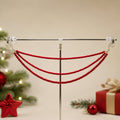 Triple Strand Red Bead Garland Christmas Tree Decoration view 2